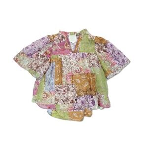 NWT Johnny Was Bertha Top Floral Flowy Lightweight 2-piece Small MSRP $215